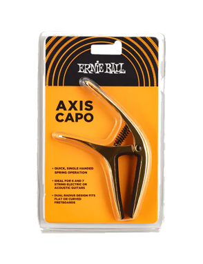 ERNIE BALL® 9603 Cejillos Axis Capo Color: Dorado