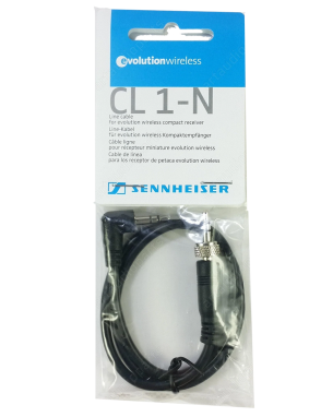 Sennheiser® CL1-N Cable Linea Bodypack EWG3 Miniplug L ⅛"  Miniplug ⅛" con rosca
