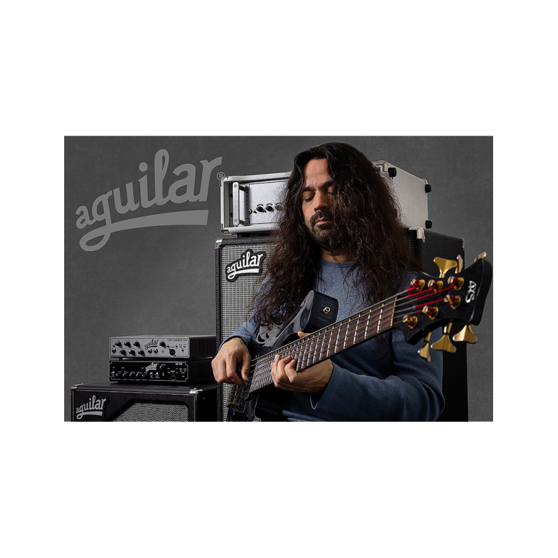 Aguilar® OBP-3SK Preamp Bajo Onboard Potenciómetros: 1 Treble/Bass Stack 1 Mid 1 Mini Switch