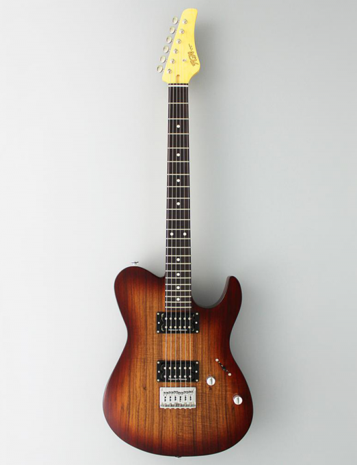 FGN® EW2-R Guitarra Eléctrica J-Standard ILIAD Telecaster® Style | Funda | Color: KNB (Koa Natural Burst)