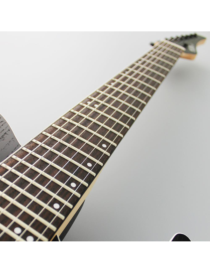 FGN® JIL7 Guitarra Eléctrica 7 Cuerdas J-Standard ILIAD ASH-DE-R Telecaster® Style | Funda | Color: OPB Open Pore Black