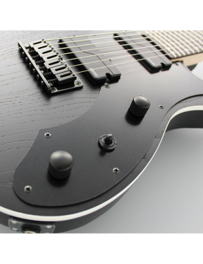 FGN® JIL7 Guitarra Eléctrica 7 Cuerdas J-Standard ILIAD ASH-DE-R Telecaster® Style | Funda | Color: OPB Open Pore Black