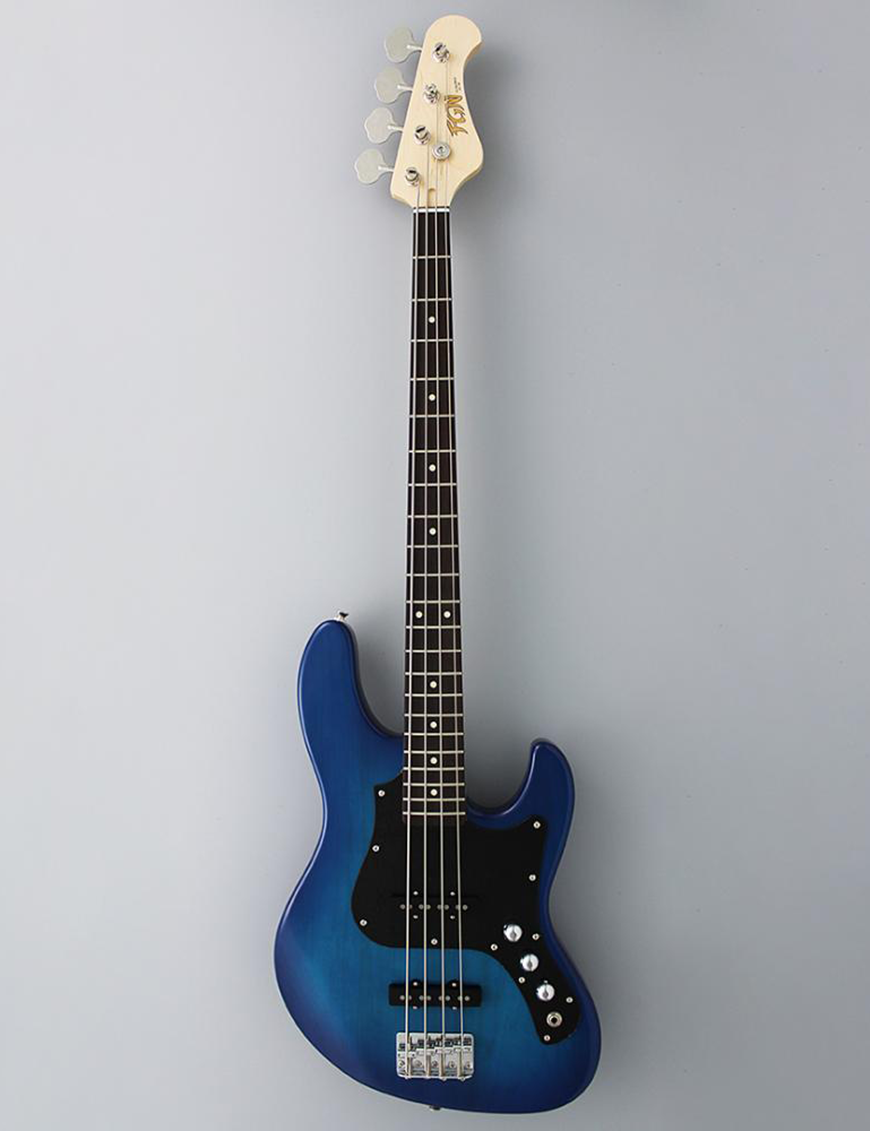 FGN BMJ Bajo Eléctrico Boundary Mighty Jazz Funda Trans Blue Sunburst