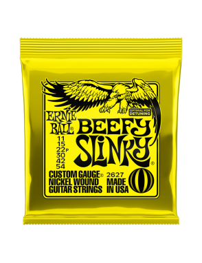 Ernie Ball® 2627 Cuerdas Guitarra Eléctrica 6 Cuerdas Beefy SLINKY® 11-54