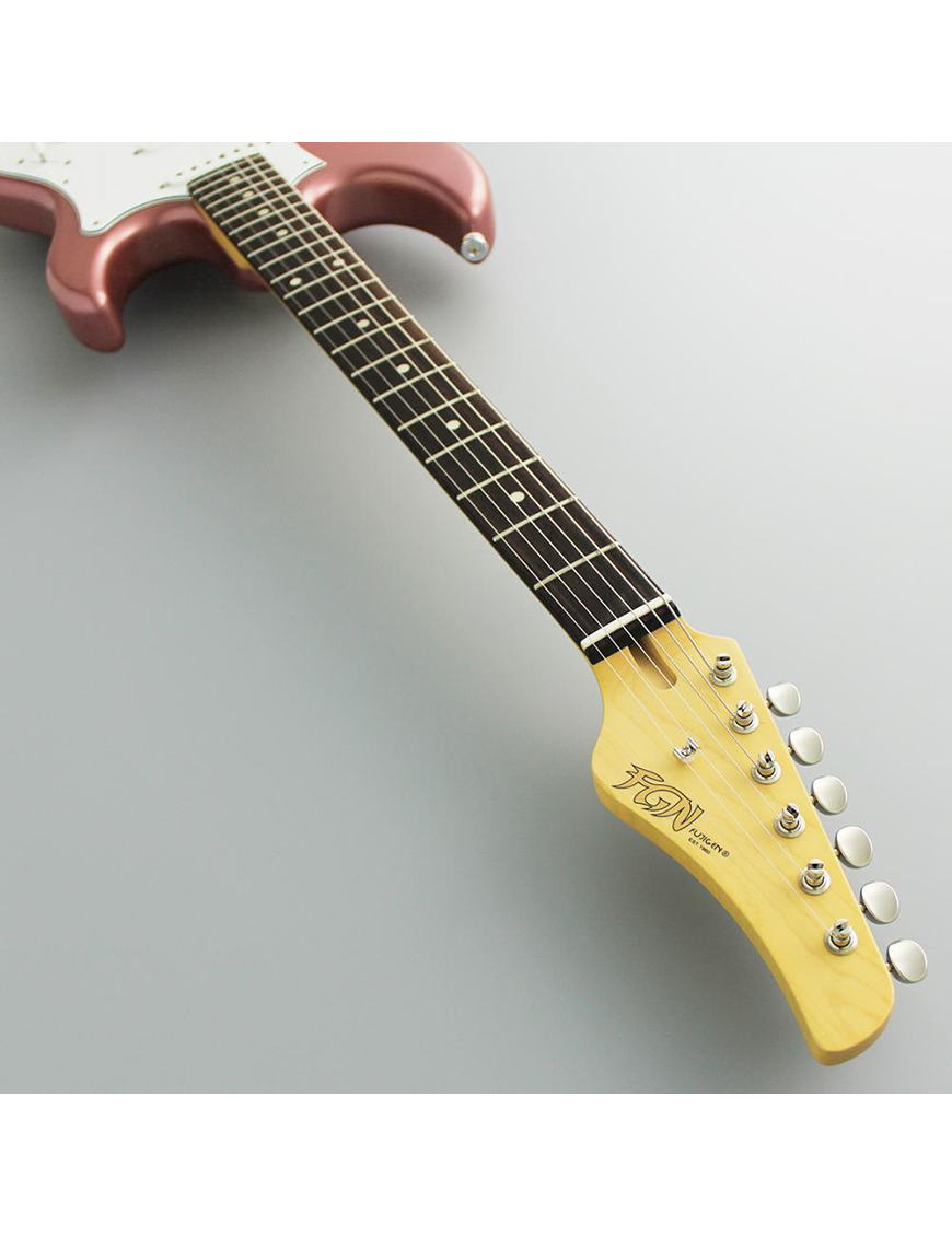 FGN® JOS TDR Guitarra Eléctrica J-Standard ODYSSEY Stratocaster® Style | Funda | Color: BGM Burgandy Mist