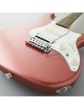 FGN® JOS TDR Guitarra Eléctrica J-Standard ODYSSEY Stratocaster® Style | Funda | Color: BGM Burgandy Mist