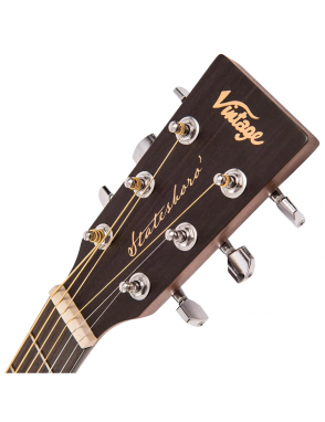 Vintage® Statesboro' Guitarra Acústica Dreadnought Color: Whisky Sour