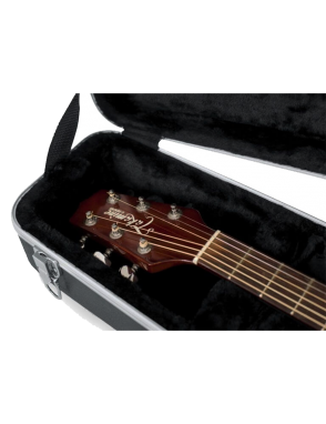Gator Cases® GC-DREAD Case Guitarra Dreadnought  Deluxe Color: Negro
