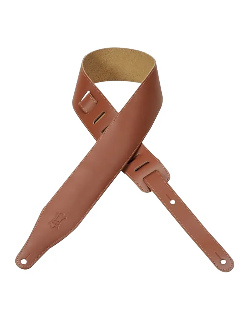 LEVY'S® DM17 Correa Guitarra Cuero 6.4 cm Largo: 135 cm Color: Walnut