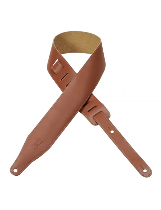 LEVY'S® DM17 Correa Guitarra Cuero 6.4 cm Largo: 135 cm Color: Walnut