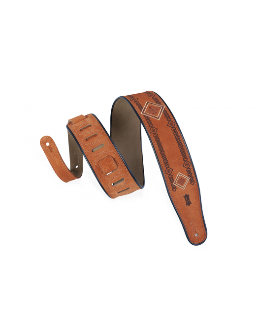 LEVY'S MS217 Correa Guitarra Gamuza 6.4 cm Largo: 137 cm Color: Brown