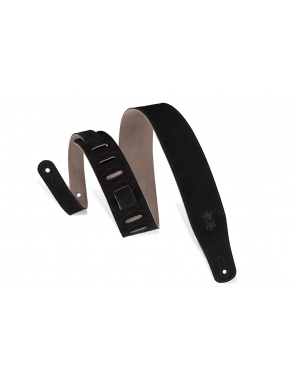 LEVY'S® MS26 Correa Guitarra Gamuza 6.4 cm Largo: 137 cm Color: Black