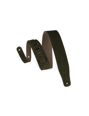 LEVY'S® MS26 Correa Guitarra Gamuza 6.4 cm Largo: 137 cm Color: Green