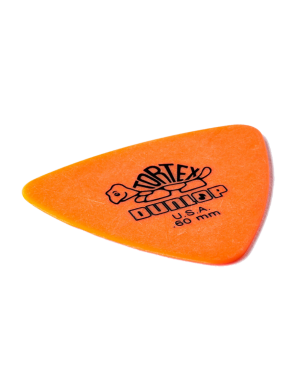 Dunlop® Uñetas Tortex® Triangle 431 Calibre: .60 mm Color: Naranjo Bolsa: 6 Unidades