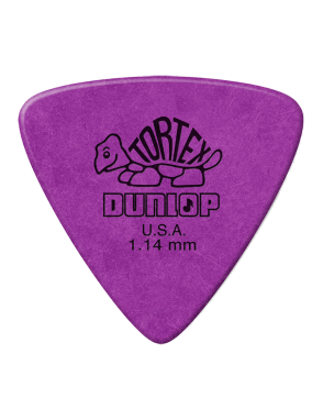 Dunlop® Uñetas Tortex® Triangle 431 Calibre: 1.14 mm Color: Púrpura Bolsa: 6 Unidades