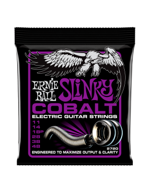 Ernie Ball® 2720 11-48 Cobalt Slinky® Cuerdas Guitarra Eléctrica 6 Cuerdas Power