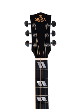 Sigma® DM-SG5 Guitarra Electroacústica Dreadnought Fishman® Funda | Color: Black