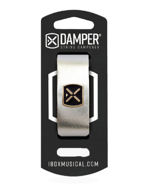 IBOX® DMMD Damper Cuerdas | Material: Cuero Tamaño: Medium Color: Plateado