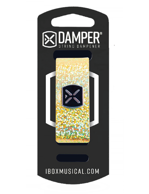 IBOX® DHMD Damper Cuerdas | Material: Holográfico Tamaño: Medium Color: Golden