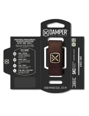 IBOX® DTMD Damper Cuerdas | Material: Poliéster Tamaño: Medium Color: Brown