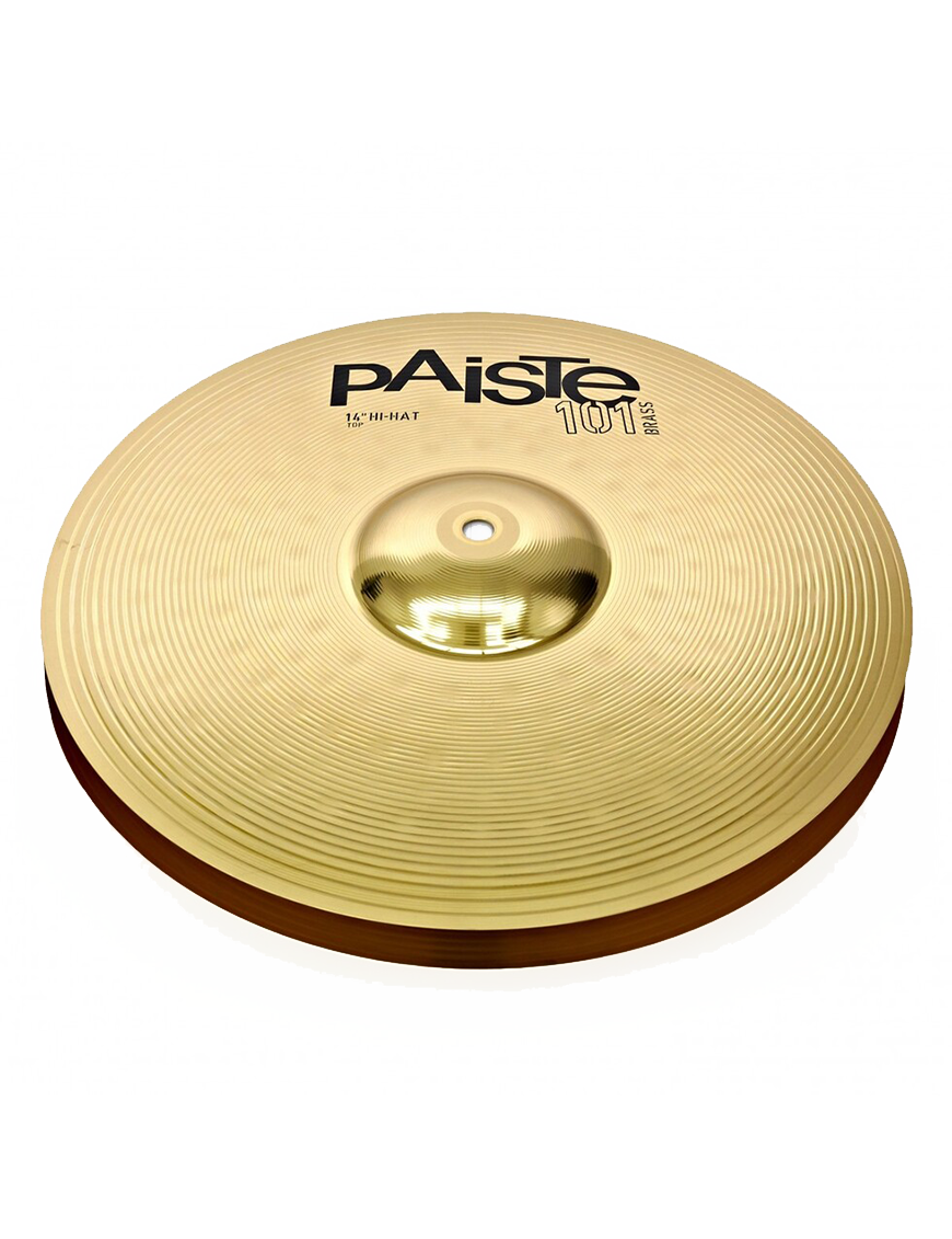 Paiste® 101 Brass Platillos Hi-Hat 14" Set: Par