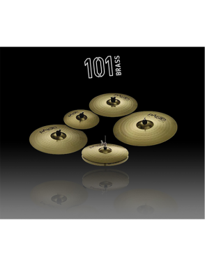 Paiste® 101 Brass Platillos Hi-Hat 13" Set: Par