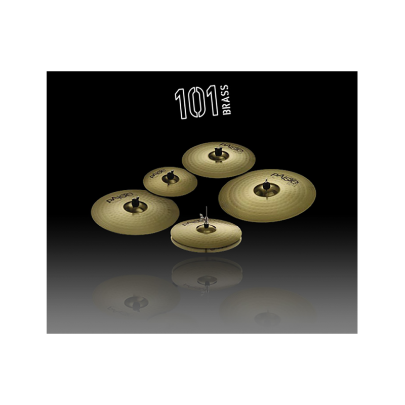Paiste® 101 Brass Platillos Hi-Hat 13" Set: Par