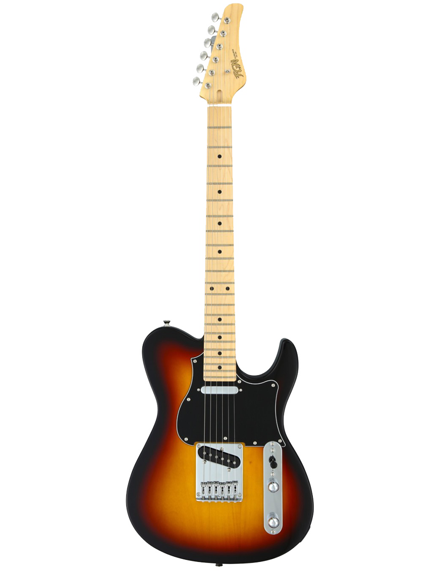 FGN® BIL2 Guitarra Eléctrica Boundary ILIAD Telecaster® Style | Funda | Color: 3Tone Sunburst