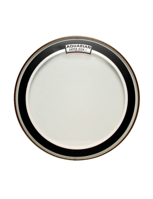 Aquarian Drumheads® SKI-24 SUPER KICK I™ Parche Bombo 24" Clear