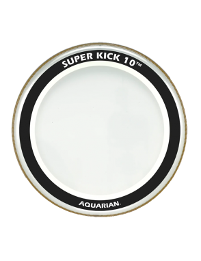 Aquarian Drumheads® SK10-20 SUPER KICK 10™ Parche Bombo 20" Clear + STKP2