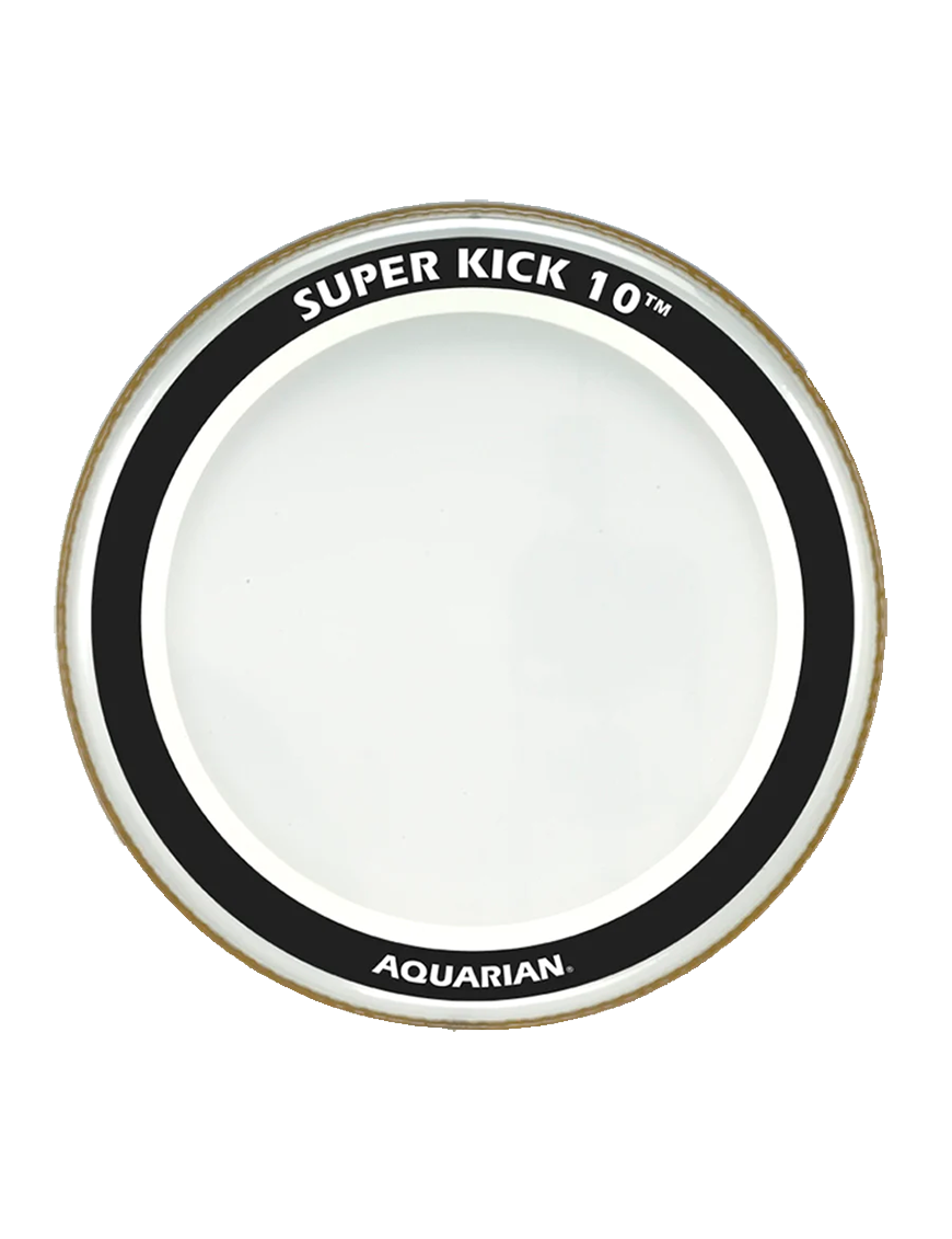 Aquarian SK10-22 SUPER KICK 10 Parche Bombo 22" Clear | 2-Capas 10/10-mil