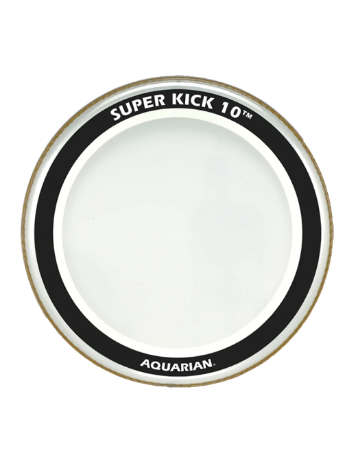 Aquarian SK10-22 SUPER KICK 10 Parche Bombo 22" Clear | 2-Capas 10/10-mil