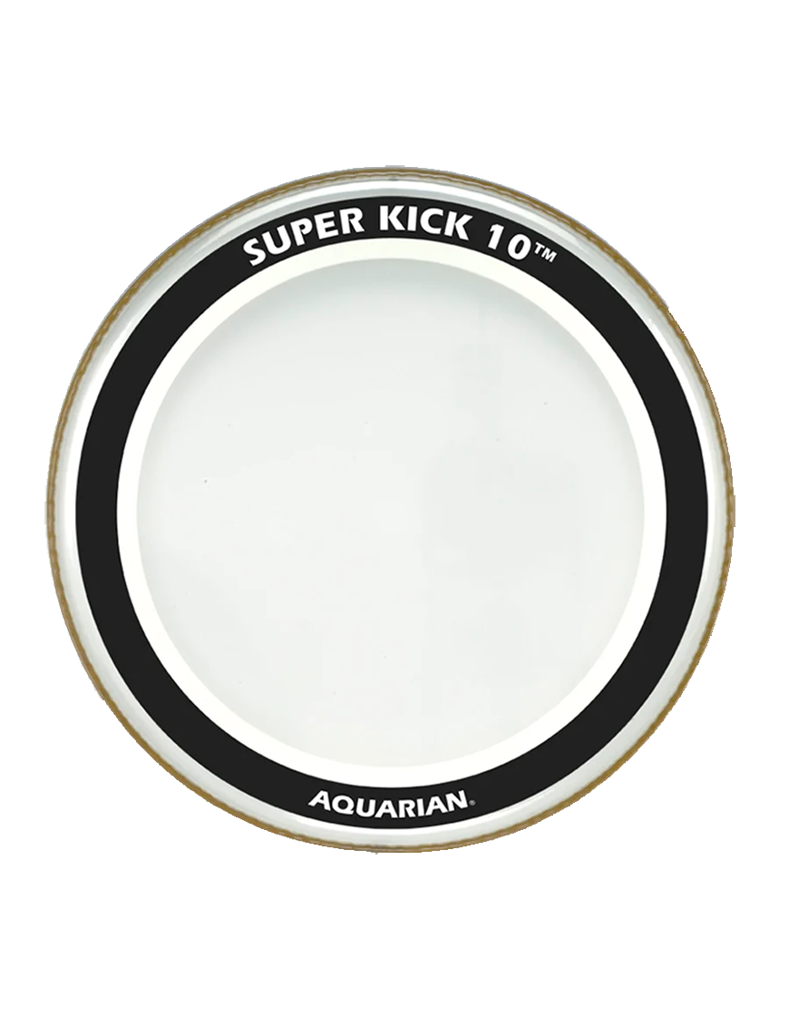 Aquarian Drumheads® SK10-24 SUPER KICK 10™ Parche Bombo 24" Clear