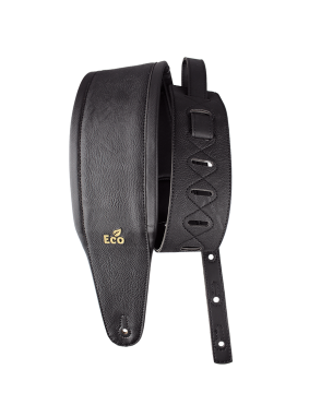 Basso® Groove Correa Bajo EcoStrap® Vegano 10 cm Color: Negro