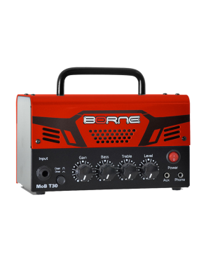 Borne® MoB T30 Amplificador Guitarra Cabezal 30W 2 Canales Color: Rojo