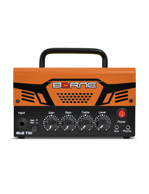 Borne® MoB T30 Amplificador Guitarra Cabezal 30W 2 Canales Color: Naranjo