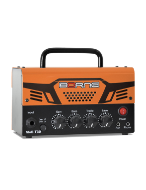 Borne® MoB T30 Amplificador Guitarra Cabezal 30W 2 Canales Color: Naranjo