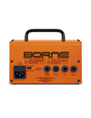 Borne® MoB T30 Amplificador Guitarra Cabezal 30W 2 Canales Color: Naranjo