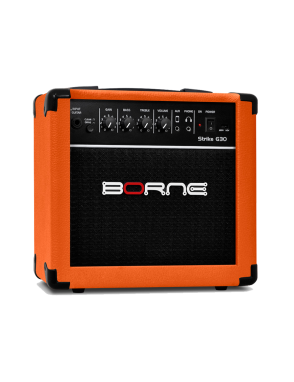 Borne® Strike G30 Amplificador Guitarra Combo 15W 2 Canales 1x6" Tolex Orange