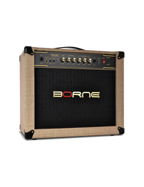 Borne® Vorax 1050 Studio Amplificador Guitarra Combo 1x10" 50W App Color: Beige