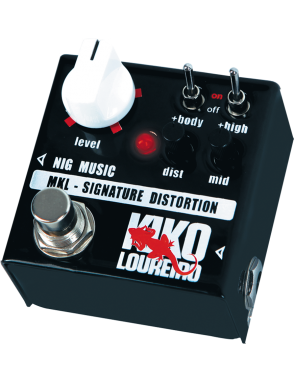 NIG® Signature Micro Kiko Loureiro Pedal Efectos Guitarra Eléctrica Micro Distortion