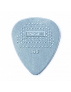 Dunlop® 4491 Uñetas Max-Grip® Medidas: .60 .73 .88 1.0 1.14 1.5mm | Dispensador: 216 Unidades