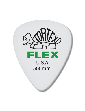 Dunlop® 428B Uñetas Tortex® Flex™ Standard Calibre: .88 mm Color: Verde Bolsa: 36 Unidades