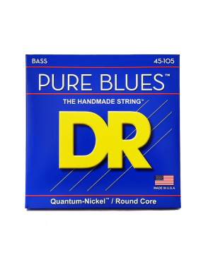 DR PURE BLUES™ PB-45 Cuerdas Bajo Eléctrico 4 Cuerdas 45-105 Medium
