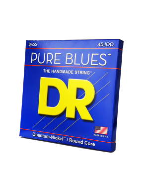 DR PURE BLUES™ PB-45 Cuerdas Bajo Eléctrico 4 Cuerdas 45-100 Medium Light