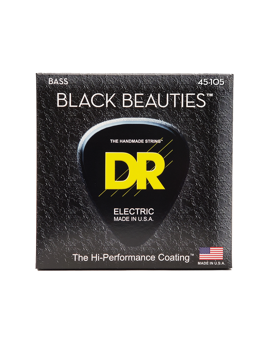 DR BLACK BEAUTIES™ BKB-45 Cuerdas Bajo Eléctrico 4 Cuerdas 45-105 Medium
