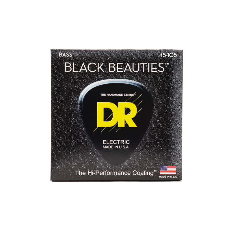 DR BLACK BEAUTIES™ BKB-45 Cuerdas Bajo Eléctrico 4 Cuerdas 45-105 Medium