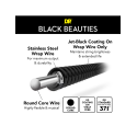 DR BLACK BEAUTIES™ BKB-45 Cuerdas Bajo Eléctrico 4 Cuerdas Recubiertas 45-105 Medium
