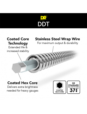 DR DDT™ DDT-50 Cuerdas Bajo Eléctrico 4 Cuerdas 50-110 Heavy
