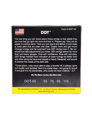 DR DDT™ DDT-55 Cuerdas Bajo Eléctrico 4 Cuerdas 55-115 Heavier